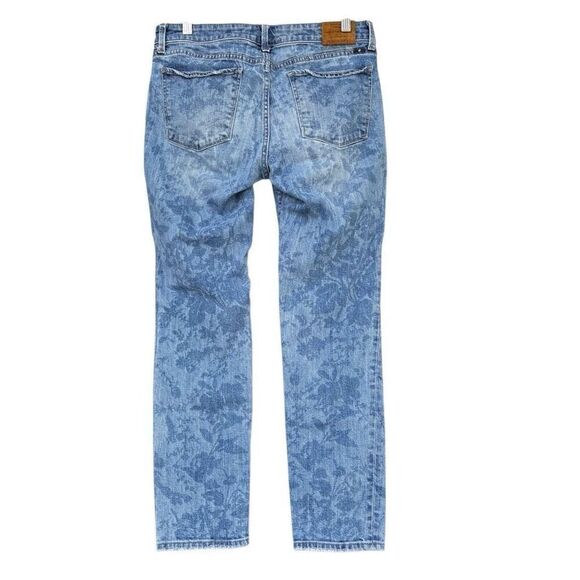 Lucky Brand Lolita Skinny Jeans Floral light Blue Wash Mis Rise Size 10/30 ORTA - Picture 10 of 10